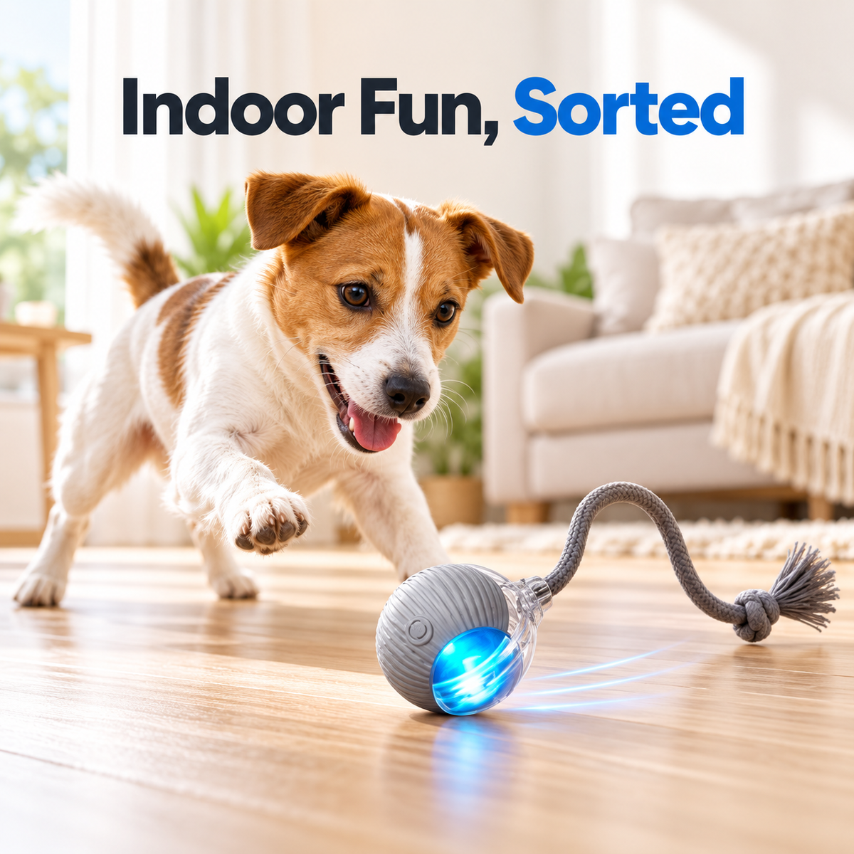 WagRoll Interactive Rolling Dog Ball