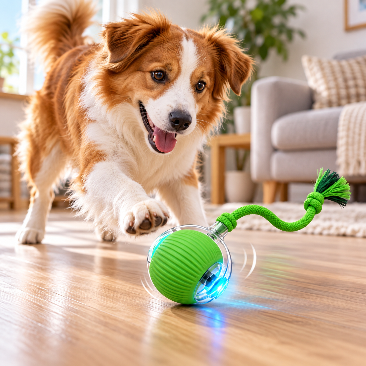 WagRoll Interactive Rolling Dog Ball