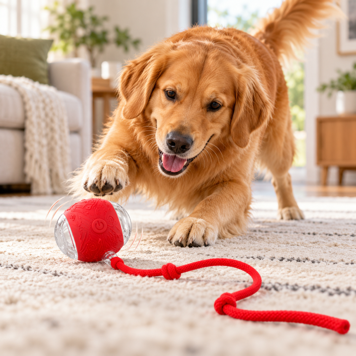 WagRoll Interactive Rolling Dog Ball